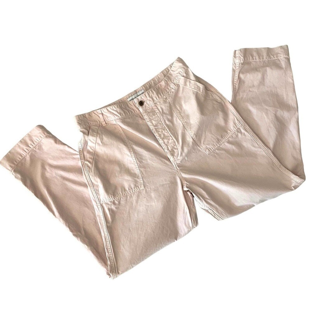 Officine Generale Saskia Light Pink High Rise Button Fly Chino Pants Size 30 - Picture 4 of 10